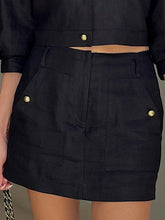 Load image into Gallery viewer, DOVE linen SKORT(skirt - shorts)