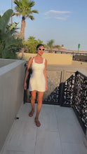 Load and play video in Gallery viewer, CROISSANT SUPER MINI DRESS