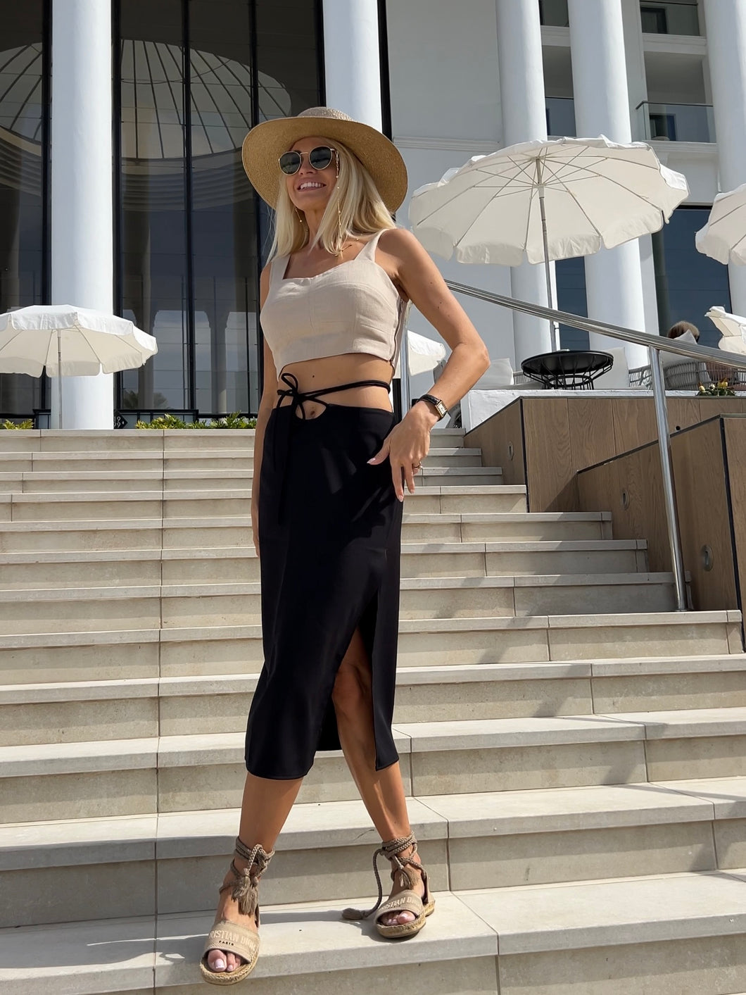 IBIZA midi SKIRT